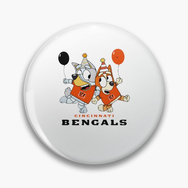 Item preview, Bluey Bingo Cincinnatii Bengals Party Fun designed and sold by Kleinpixel.