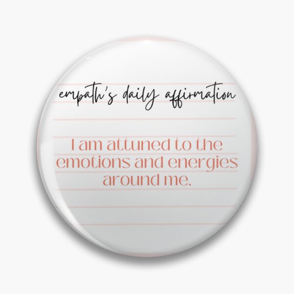 Item preview, Affirmation - emotions and energies designed and sold by GenuineEmpath.com.
