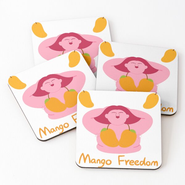 Item preview, Mango Freedom Funny Fruit Pun designed and sold by spacecodot.