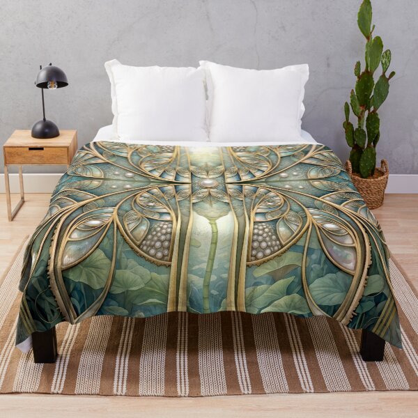 Item preview, Art Nouveau Golden Lily Pad Gateway designed and sold by Frackxion.