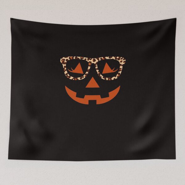 Item preview, Cute Pumpkin Face Leopard Glasses Eyelashes Halloween designed and sold by YAWO-PAE.