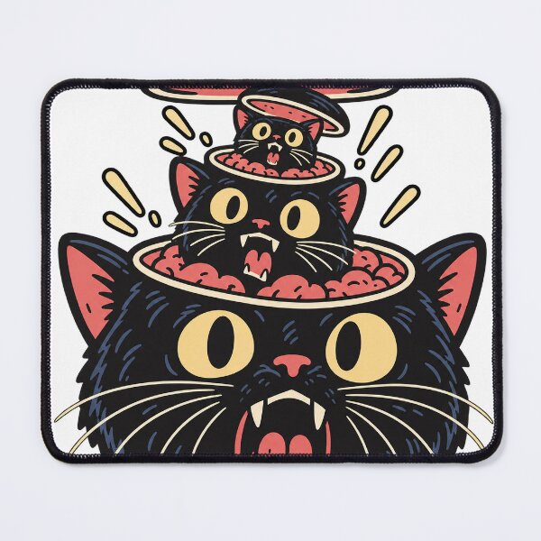 Item preview, Black Cat Inception Nesting Doll Funny Halloween T-Shirt Design designed and sold by KIDEnia.