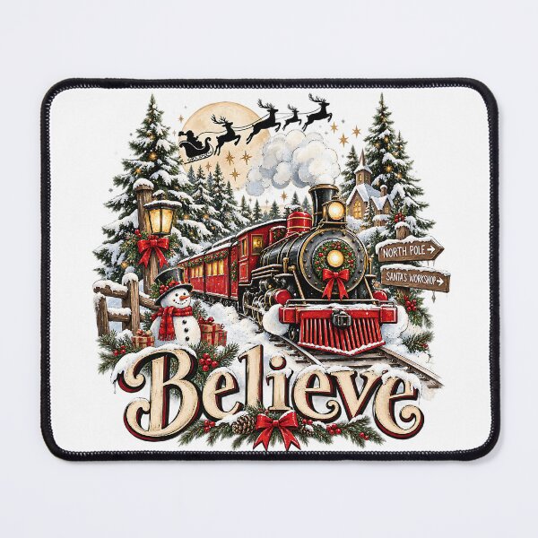 Item preview, Believe in Christmas Magic Rustic Winter Shirt designed and sold by DesignArtist.ia.