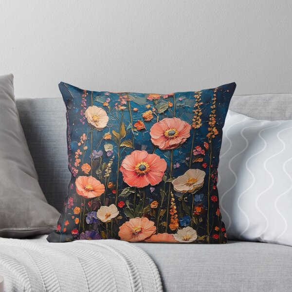 Item preview, Magical Night Garden: Pastose Wildflowers Under the Moon designed and sold by Artdavesalzburg.