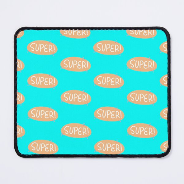 Item preview, Super! Cute Pastel Orange Word Graphic - Positive Vibes Sticker designed and sold by Scro-Ciob-Shop.