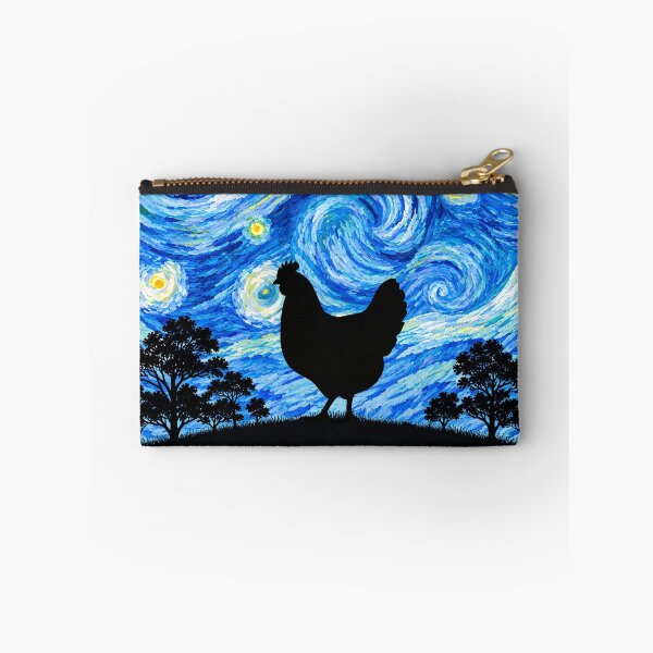 Item preview, Funny Chicken Starry Night Painting Moon Star Zoo Boys Girls designed and sold by FurryHavenPH.