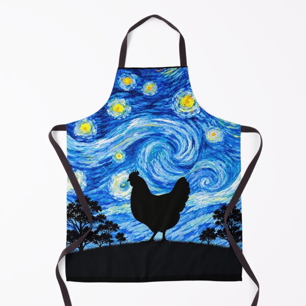 Item preview, Funny Chicken Starry Night Painting Moon Star Zoo Boys Girls designed and sold by FurryHavenPH.