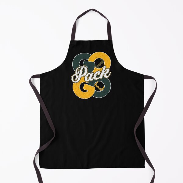 Item preview, Vintage Go Pack Go Distressed Green Bay Football designed and sold by RockTheFeal.