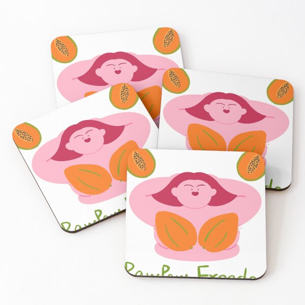 Item preview, Pawpaw Freedom Funny Fruit Boobs designed and sold by spacecodot.