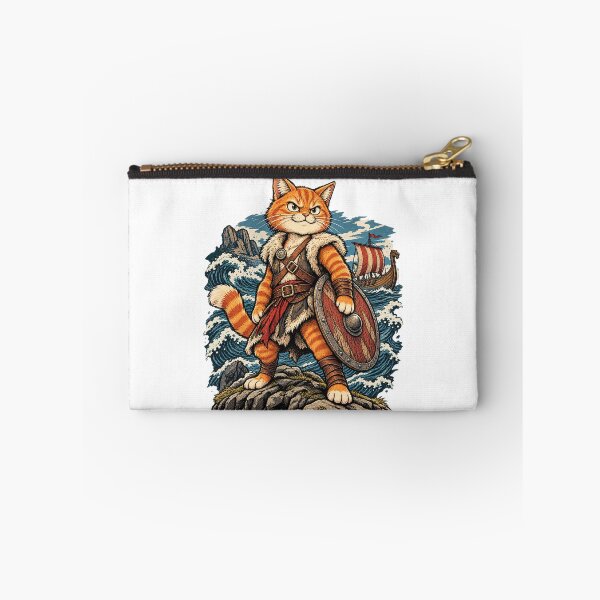 Item preview, Orange Cat Viking Warrior Adventure designed and sold by muhammadkhafidh.