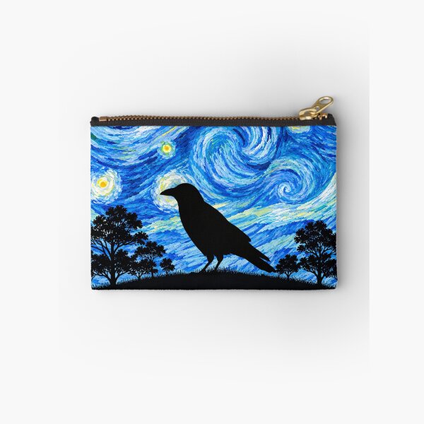 Item preview, Funny Crow Starry Night Painting Moon Star Zoo Boys Girls designed and sold by FurryHavenPH.