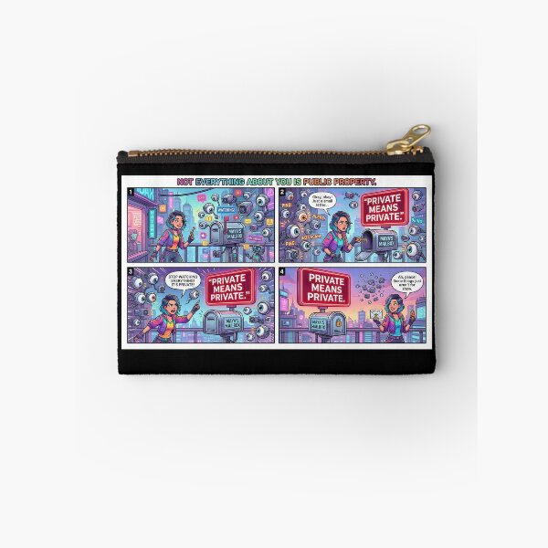 Item preview, Cyberpunk woman defends her privacy against surveillance designed and sold by Mianku | Für das Leben.