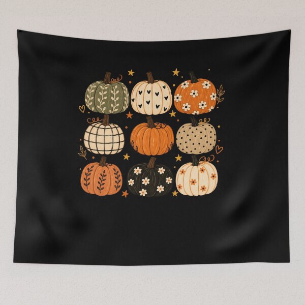 Item preview, Boho Pumpkin Cute Fall Pumpkin Doodle designed and sold by LASTIQUE-dd.