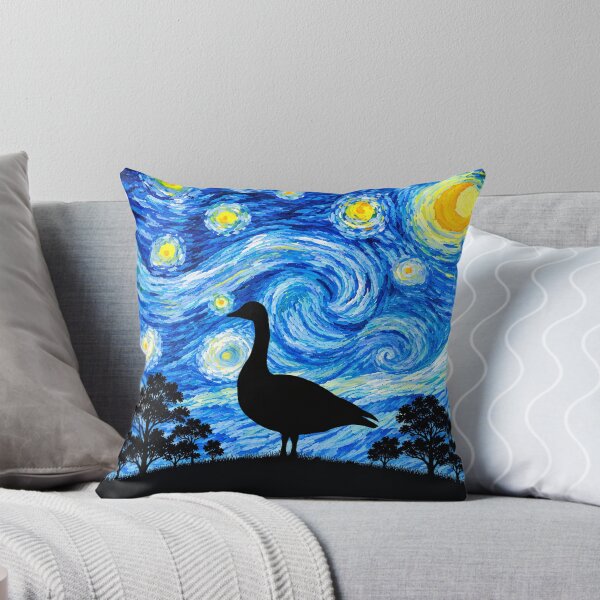 Item preview, Funny Goose Starry Night Painting Moon Star Zoo Boys Girls designed and sold by FurryHavenPH.