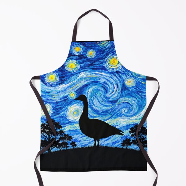 Item preview, Funny Goose Starry Night Painting Moon Star Zoo Boys Girls designed and sold by FurryHavenPH.