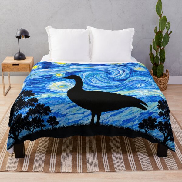 Item preview, Funny Goose Starry Night Painting Moon Star Zoo Boys Girls designed and sold by FurryHavenPH.