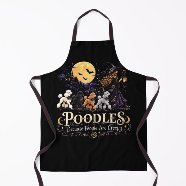Item preview, Poodles Because People Are Creepy Halloween Witch designed and sold by NoeValdric.