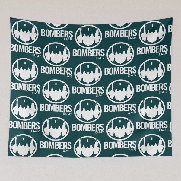 Item preview, Bomber_s Bar White Logo (Non-Distressed, Small) designed and sold by GwynJohnsonzx.