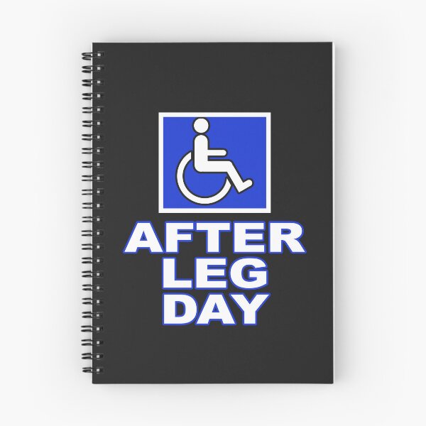 Item preview, After Leg Day — Blue Gym Humor designed and sold by Quirky Cotton Collective.