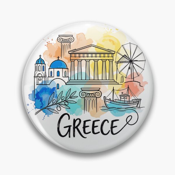 Item preview, Greece Travel Art - Culture and Landscapes designed and sold by EdwinkOne.
