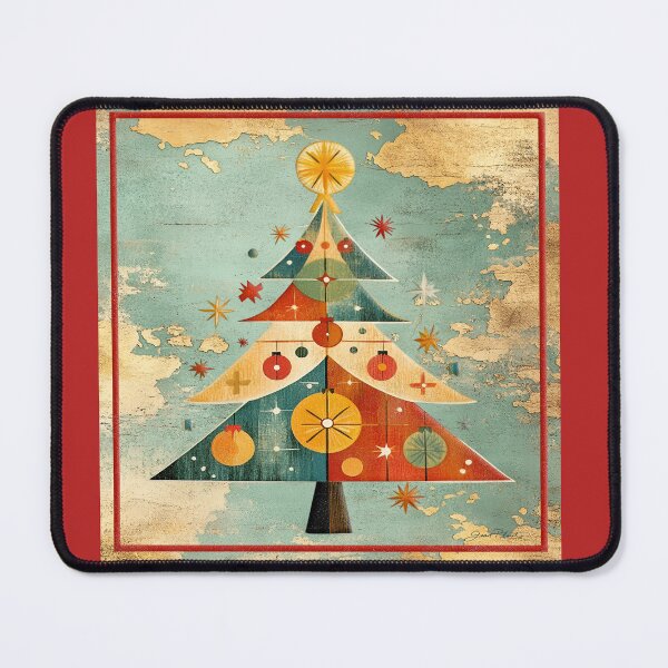 Item preview, Golden Retro Christmas B SQ designed and sold by Jean Plout.