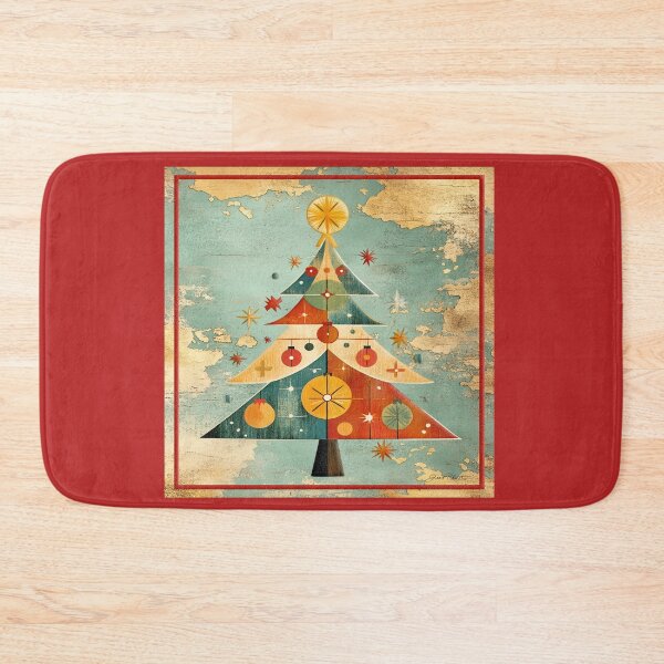 Item preview, Golden Retro Christmas B SQ designed and sold by Jean Plout.