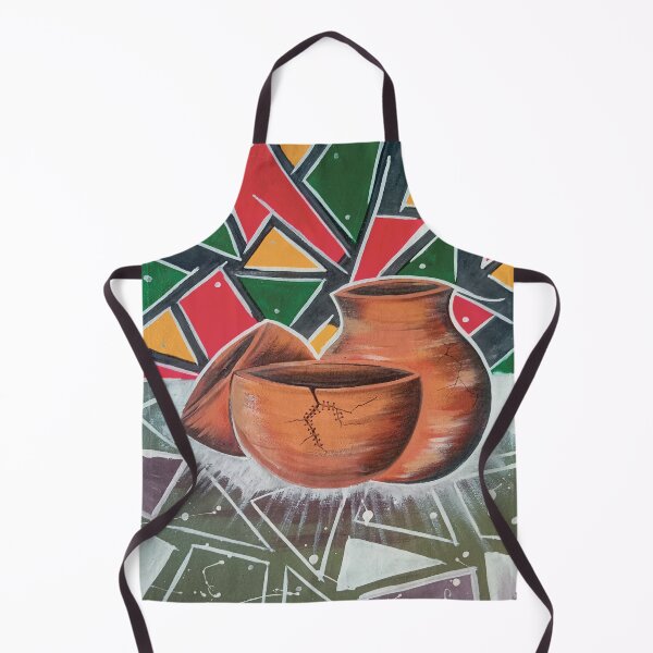 Item preview, African Pottery Still Life - Geometric Abstract Art designed and sold by Wolagno.