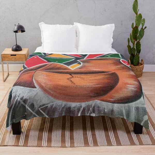 Item preview, African Pottery Still Life - Geometric Abstract Art designed and sold by Wolagno.