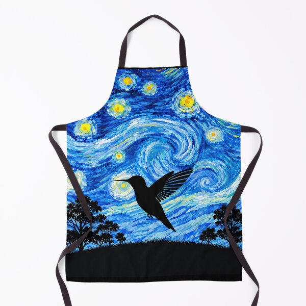 Item preview, Funny Hummingbird Starry Night Painting Moon Star Zoo Boys Girls designed and sold by FurryHavenPH.