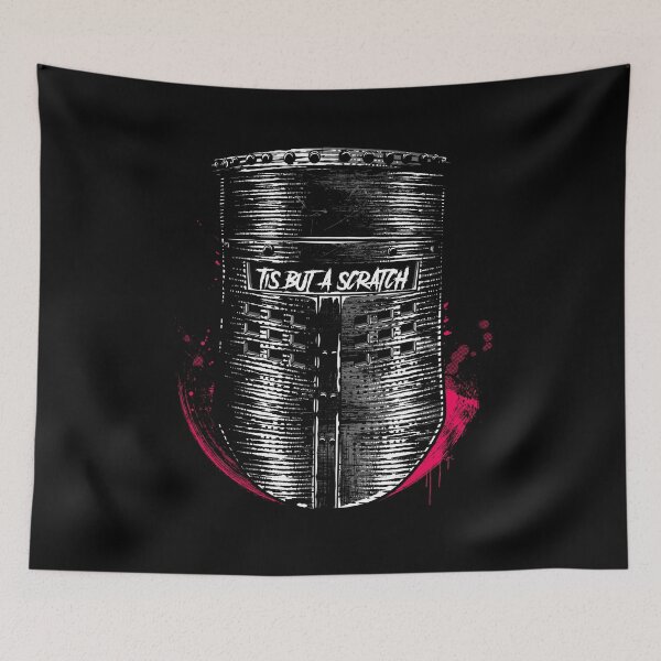 Item preview, Monty Python Tis But a Scratch Black Knight Helmet designed and sold by therocketman.