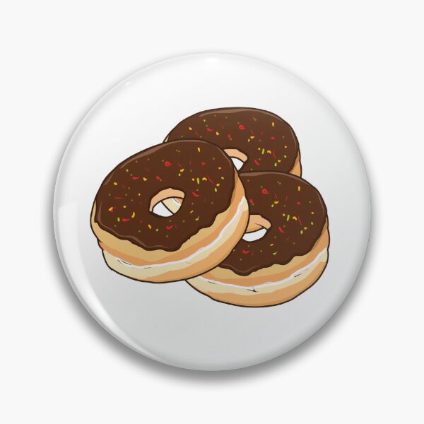 Artikelvorschau, Köstliche Schokoladenglasur-Donuts mit Streuseln entworfen und verkauft von Selvara-Nuit.