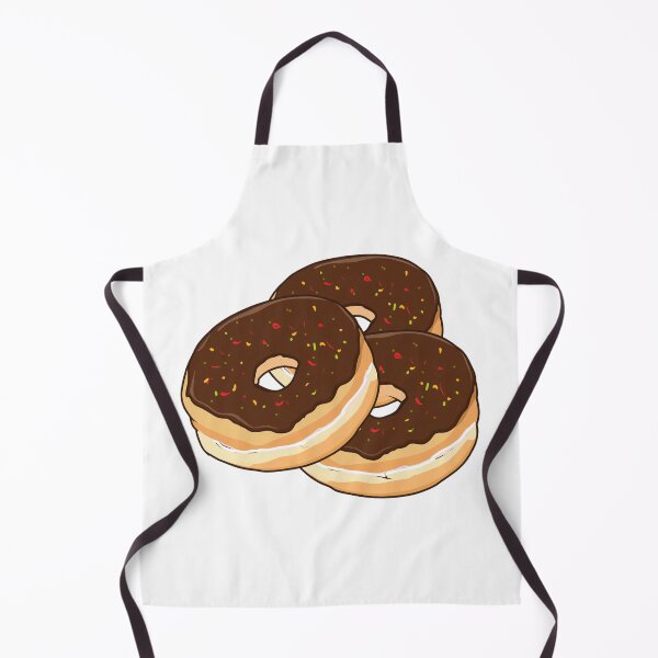 Item preview, Delicious Chocolate Glazed Donuts With Sprinkles Chocolate Sprinkle Donuts designed and sold by Selvara-Nuit.