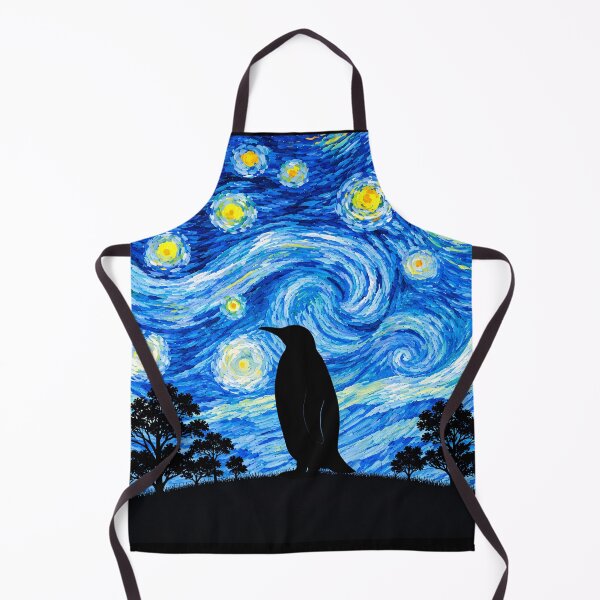 Item preview, Funny Penguin Starry Night Painting Moon Star Zoo Boys Girls designed and sold by FurryHavenPH.