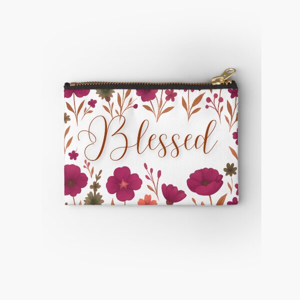 Item preview, Blessed — Red Floral Christian Faith Design designed and sold by Our Bible Journey.