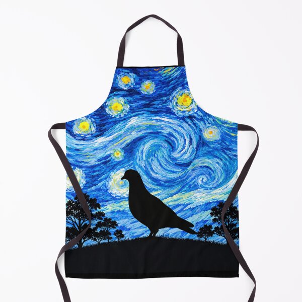 Item preview, Funny Pigeon Starry Night Painting Moon Star Zoo Boys Girls designed and sold by FurryHavenPH.