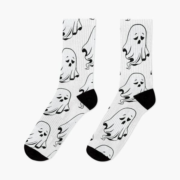Item preview, Cute Sad Ghost Line Art — Simple Halloween Ghost Illustration designed and sold by LYAN-STORE.