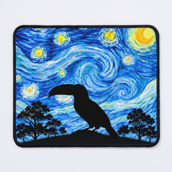 Item preview, Funny Toucan Starry Night Painting Moon Star Zoo Boys Girls designed and sold by FurryHavenPH.
