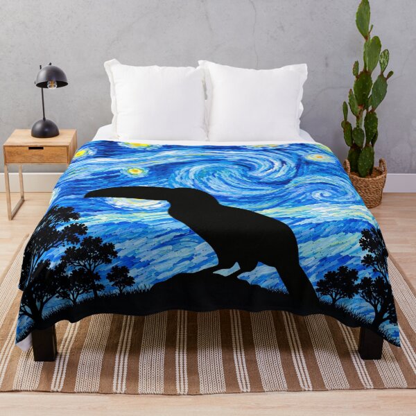 Item preview, Funny Toucan Starry Night Painting Moon Star Zoo Boys Girls designed and sold by FurryHavenPH.
