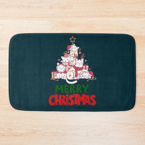 Item preview, Cute Persian Cat Merry Christmas Holiday Art designed and sold by stormk10.