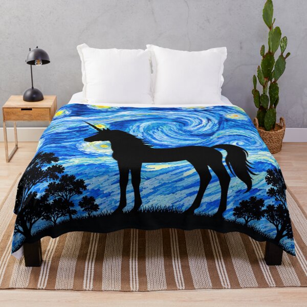 Item preview, Funny Unicorn Starry Night Painting Moon Star Zoo Boys Girls designed and sold by FurryHavenPH.