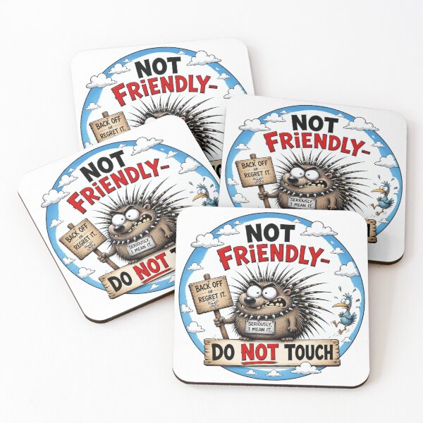 Item preview, Do not touch! Cheeky hedgehog designed and sold by Talpha.
