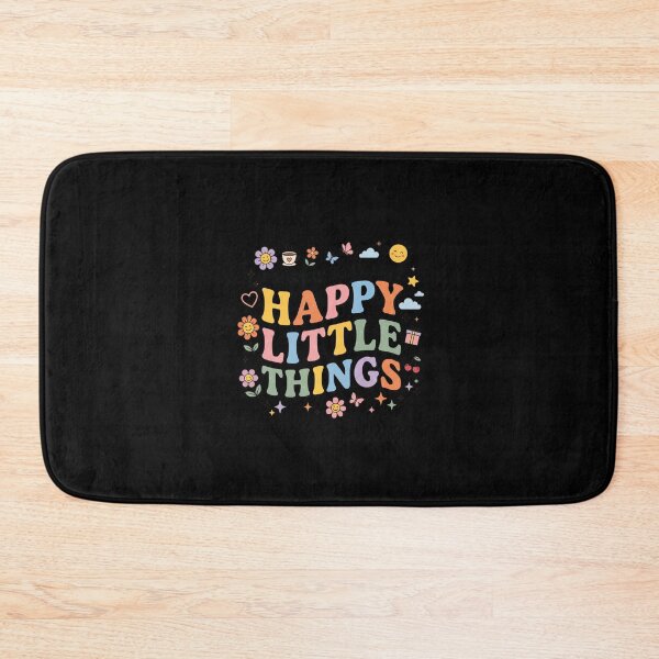Item preview, I Just Really Like Happy Little Things Mental Health Self Care Quote designed and sold by AmeliaShirts.