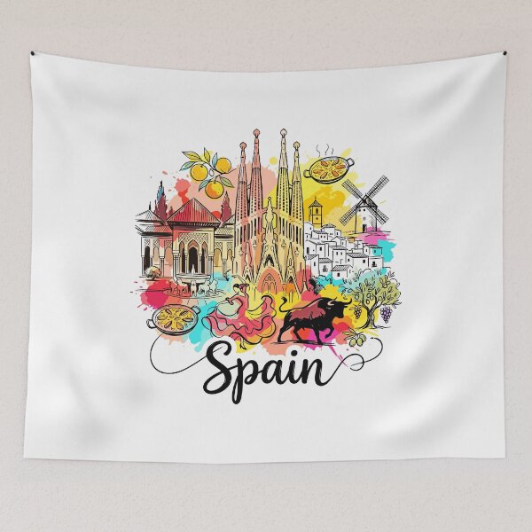 Item preview, Spain Travel Art - Spanish Culture & Heritage designed and sold by EdwinkOne.