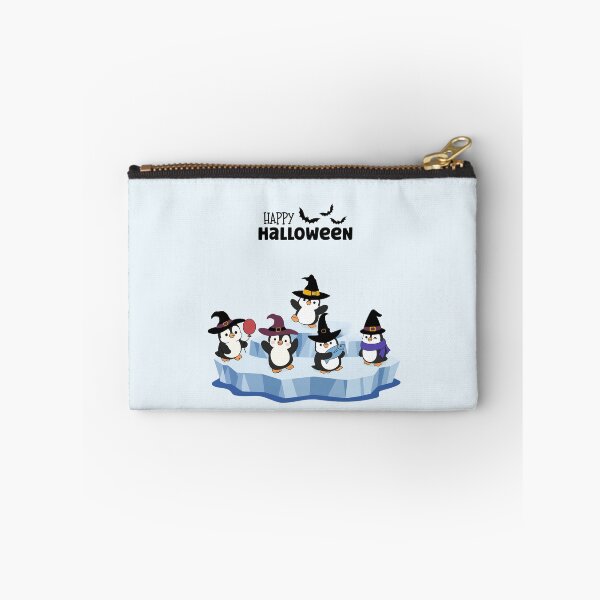 Item preview, Spooky Cute Halloween Penguin Squad on Iceberg designed and sold by HBBS DESIGNS.
