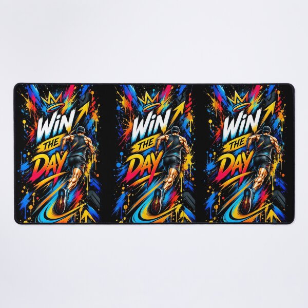 Item preview, Win The Day Running Motivation designed and sold by OMdesign10.