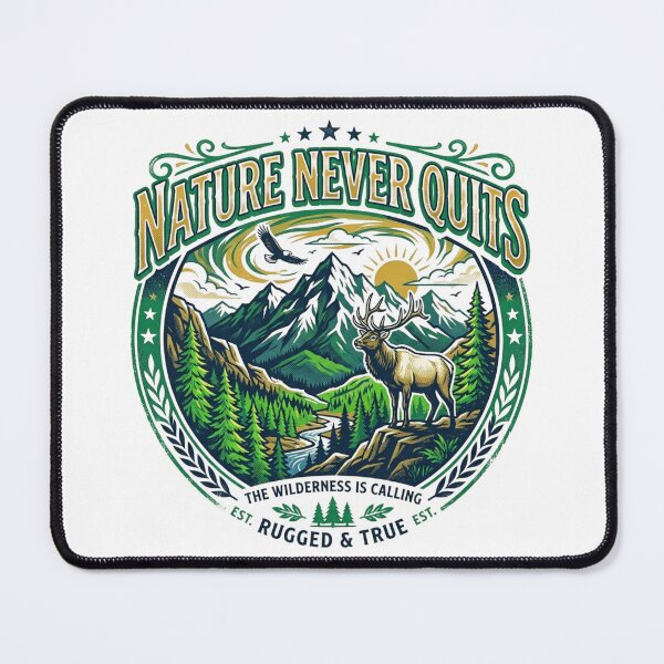 Item preview, Nature Never Quits designed and sold by RisingWolfStudio.