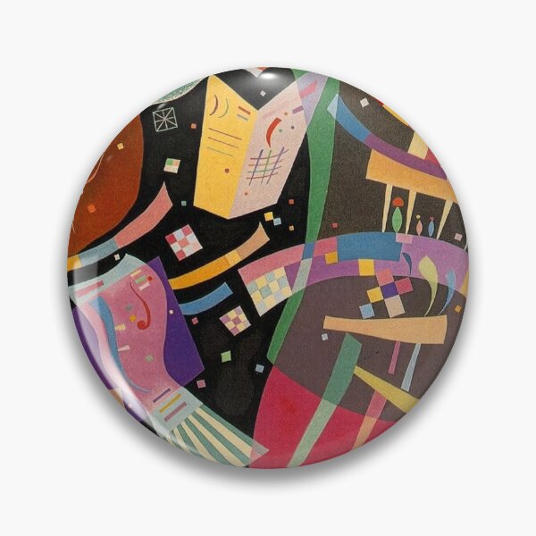 Item preview, Composition X: Colorful geometric abstraction on a black background designed and sold by Shoupay.
