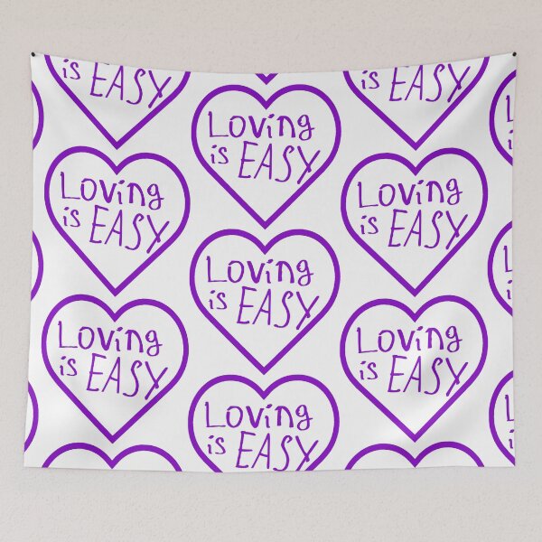 Item preview, Loving is Easy designed and sold by kinpirks.