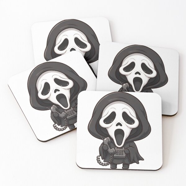 Item preview, Ghostface Classic Anime Chibi Sticker - Halloween designed and sold by Lesley D.