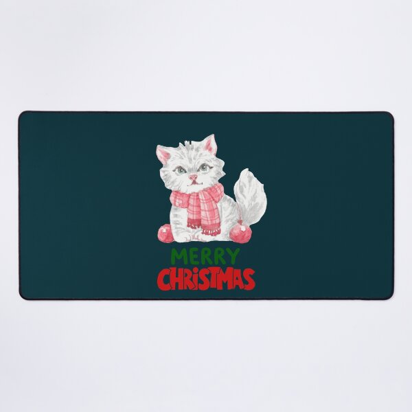 Item preview, Cute Persian Cat Merry Christmas Holiday Art designed and sold by stormk10.